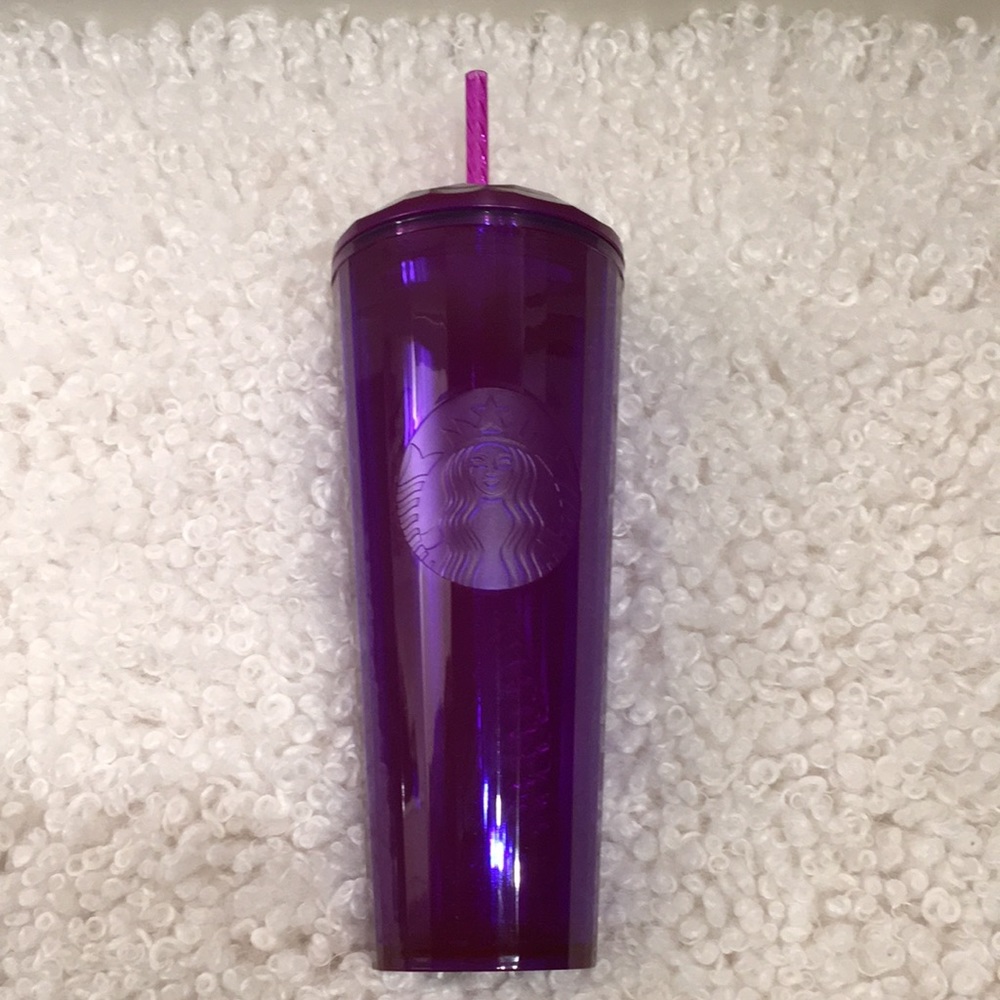 Starbucks Purple Edge Glow Dome Cup 24oz Tumbler